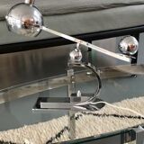Art Deco desk lamp in stainless steel