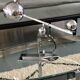 Art Deco desk lamp in stainless steel