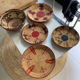 Set of woven Haoussa baskets