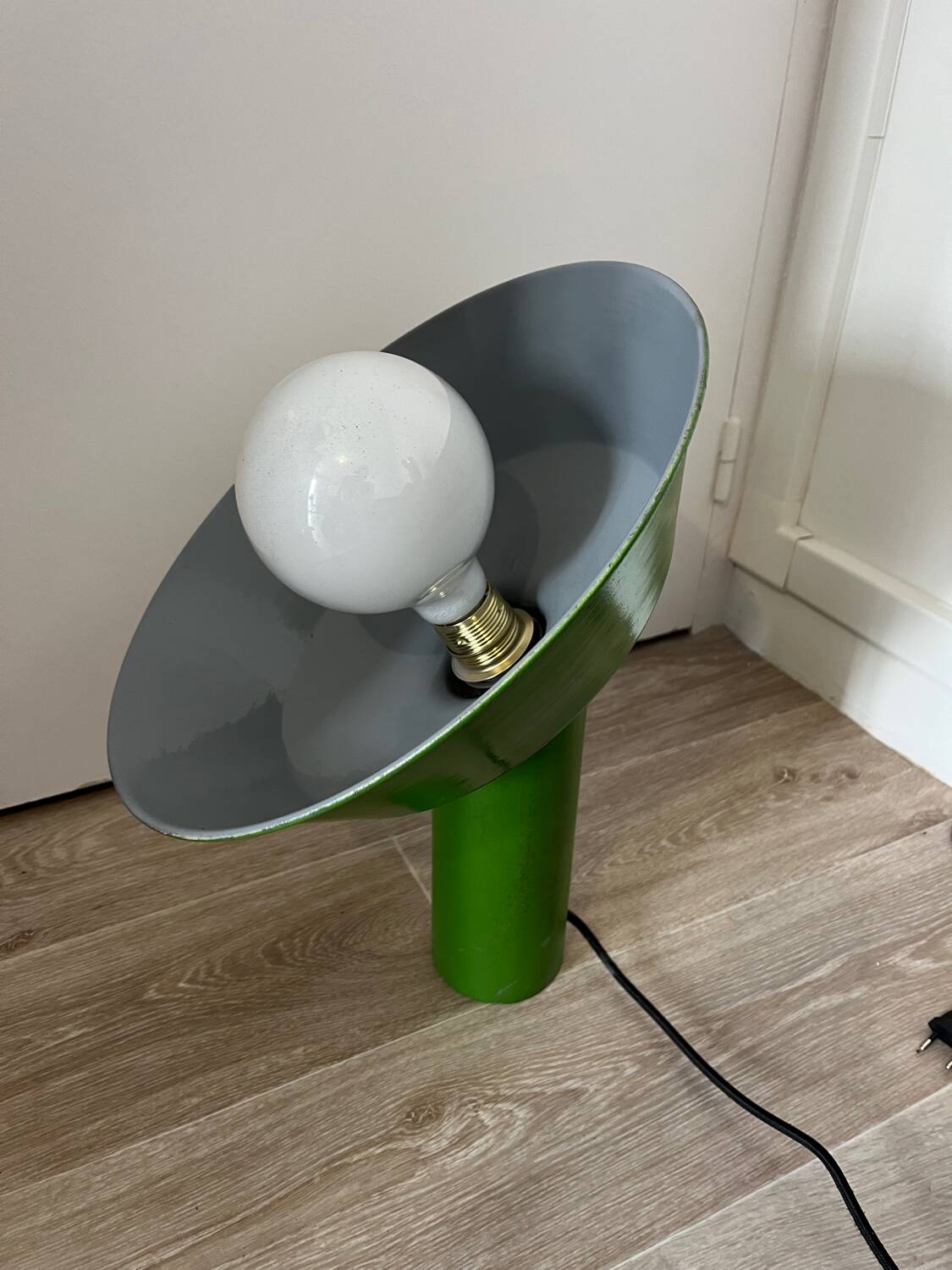Green designer lamp
