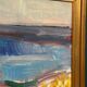 Original Swedish Oil on Canvas – “Coastal Landscape” by Arthur Y. Nilsson – Signed – Vintage & Framed