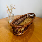 Vintage wicker basket