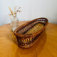 Panier en osier vintage