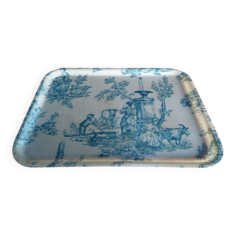 Plateau vintage décor "Toile de Jouy" – Magnificent Country & Retro Style