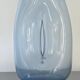 Beautiful Vintage Murano Modern Vase, Blue and Clear Glass, 1970's