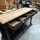 Console fin XIXème en chêne