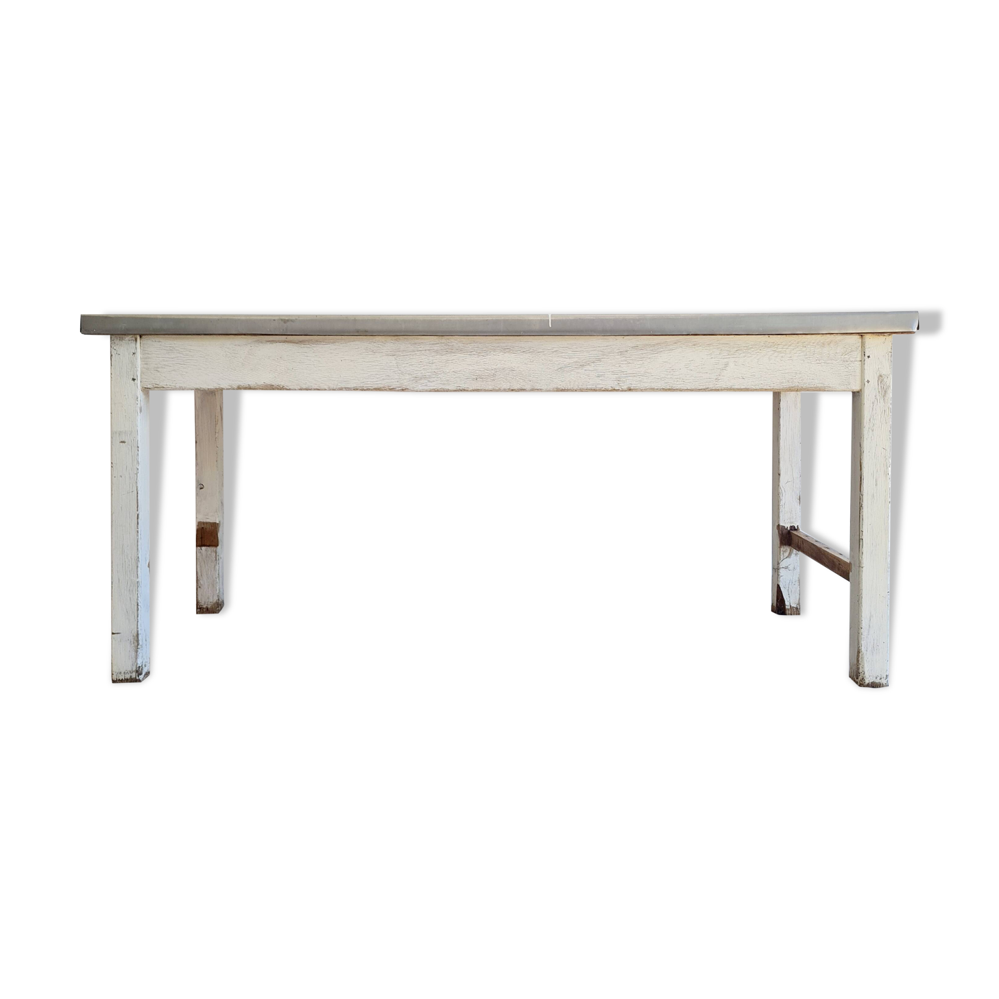 Wood and zinc work table