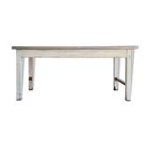 Wood and zinc work table