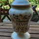Pot apothecary poppy of the house moustiers