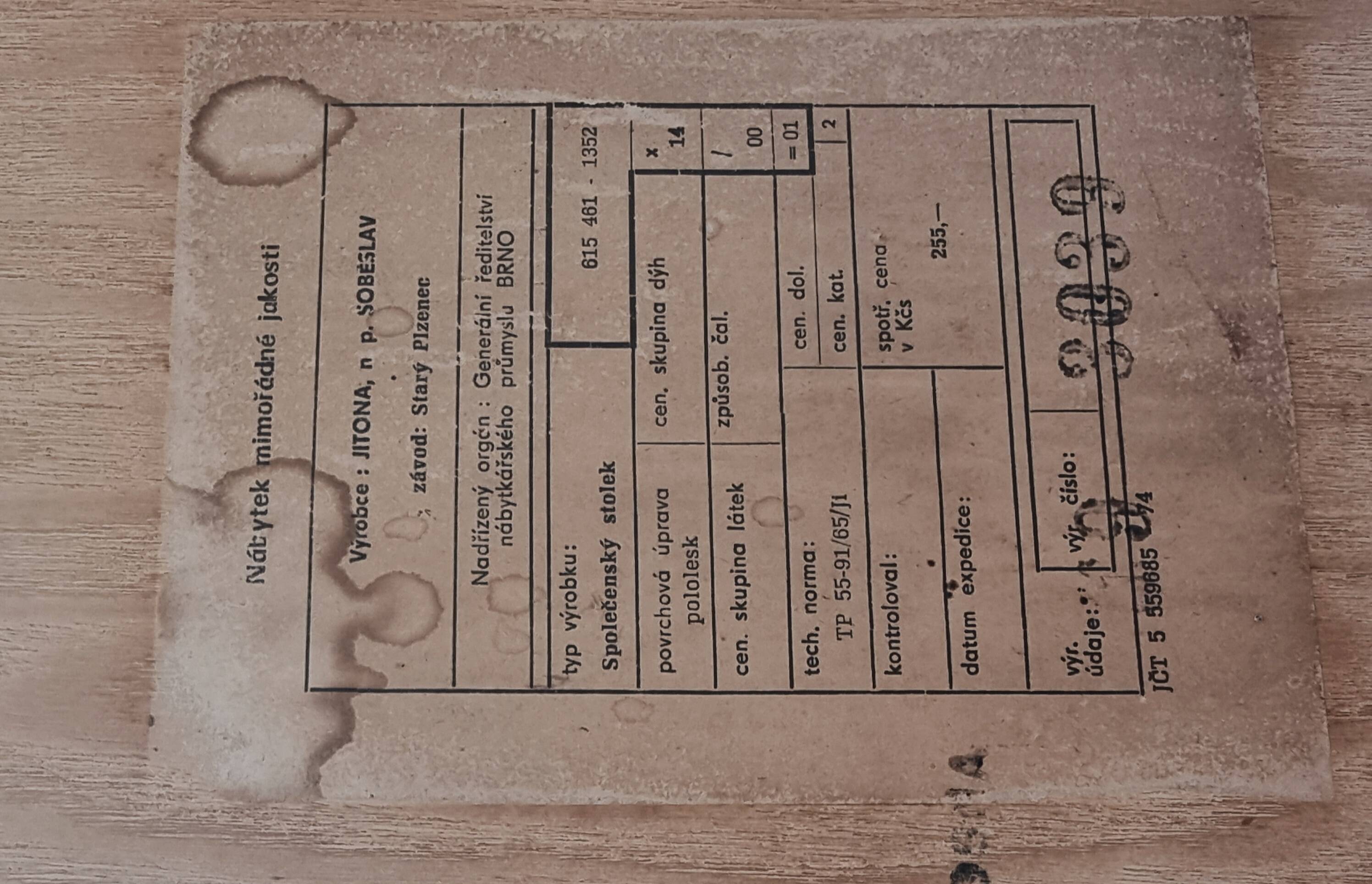 Vintage Ash Table, 1960s