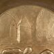 20th century bronze cup Emile Adolphe Monier Swimming swimmers on marble base