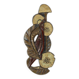 Flowers Sculpture Artwork Paul Vermeire Perignem 47cm