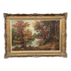 M. van Eys “River landscape”. Oil on canvas.