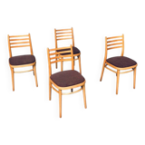 Mid-Century Modern Dining Chairs from Ton, Czechoslovakia, 1968, Set of 4