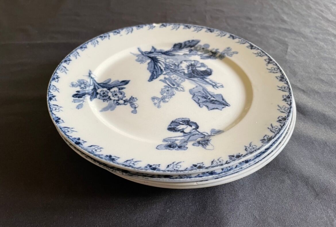 Dessert plates Sarreguemines model Stella