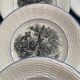 12 talking plates by Digoin