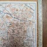 Imprimée en 1906, carte de Montpellier, Hérault.