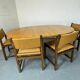 Table à manger ronde extensible en chêne, design danois du milieu du siècle, années 1960