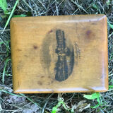 Victorian wooden box Mauchline late 19th century