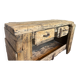 Raw wood workbench