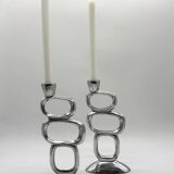 Pair of candlesticks "Circle" – Matthew Hilton, 1980s