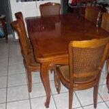 Dining table "Regency" in cherry tree 2 extensions