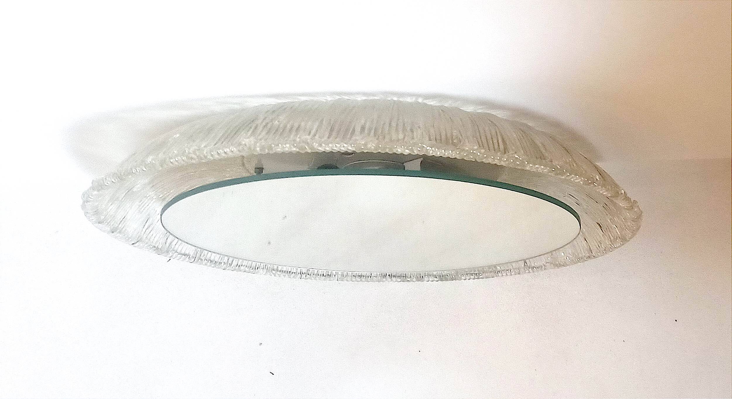 Miroir lumineux rétroéclairé hillebrand années 70