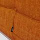 Ligne Roset Togo 2 seater sofa orange by Michel Ducaroy