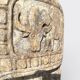 Large sculpture, handcrafted Suar wood totem.