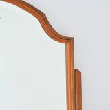 Antique bevelled mirror vintage 1930s