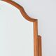 Antique bevelled mirror vintage 1930s