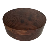 Bonbonnière ronde en bois