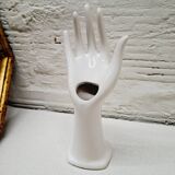 White soliflore hand