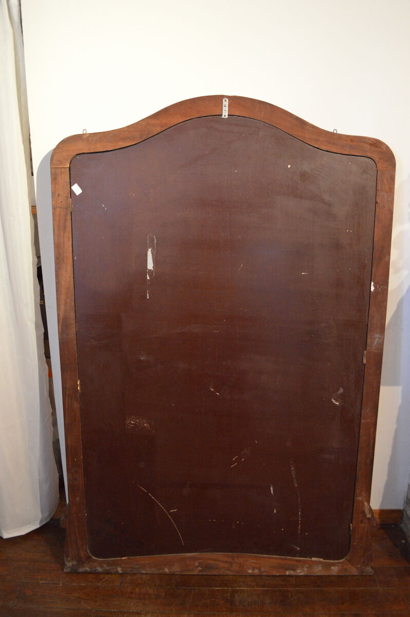 Miroir de cheminée en acajou Rococo, France, vers 1900, 106 x 162cm