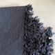 Set of 4 1960 Riviera towels in canvas with knotted fringes