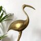 Oiseau en laiton doré 36 cm