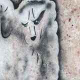 Paintings "lions of venice" by gio magri, set of 2, 1970s