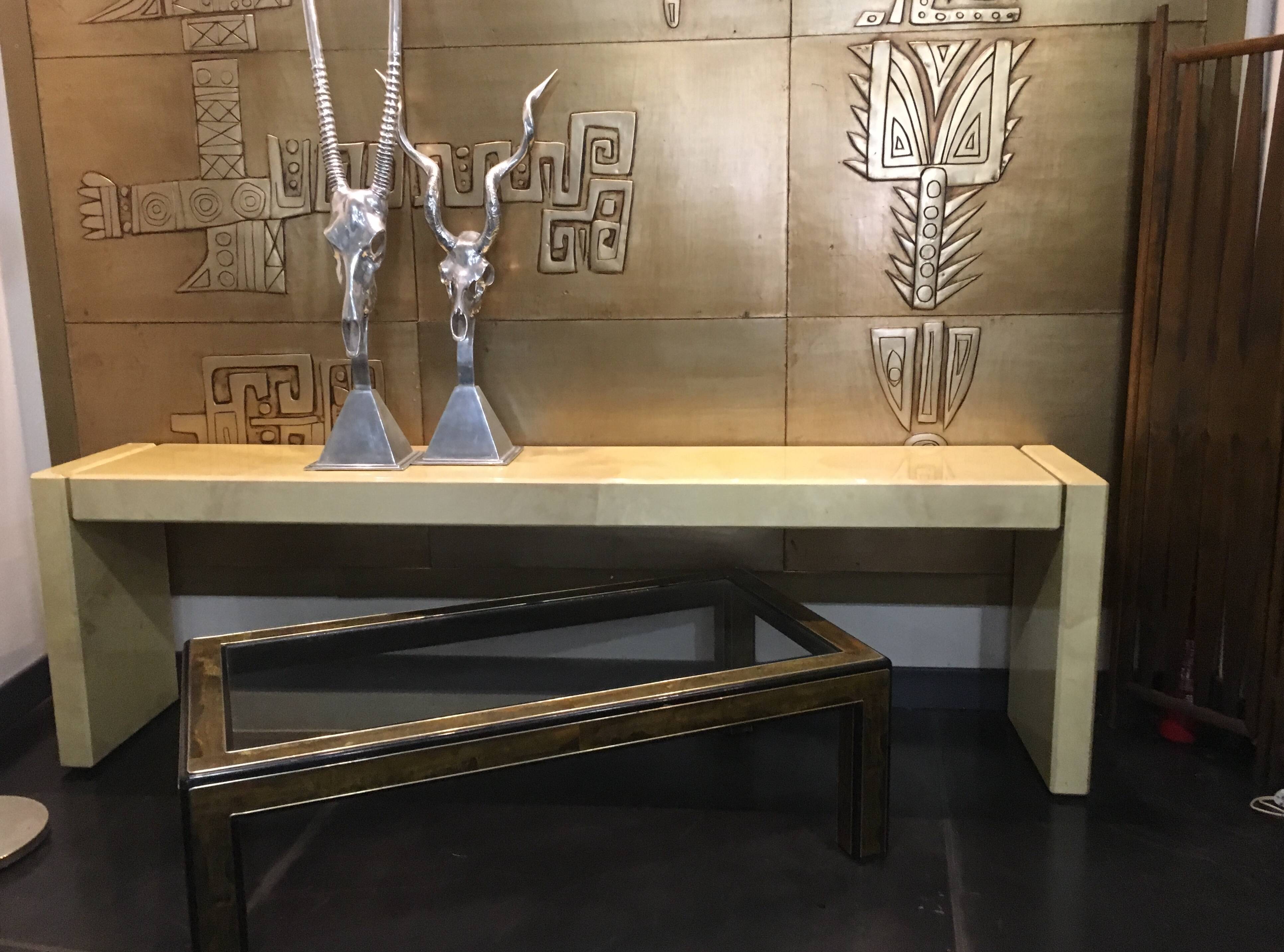 Console en parchemin