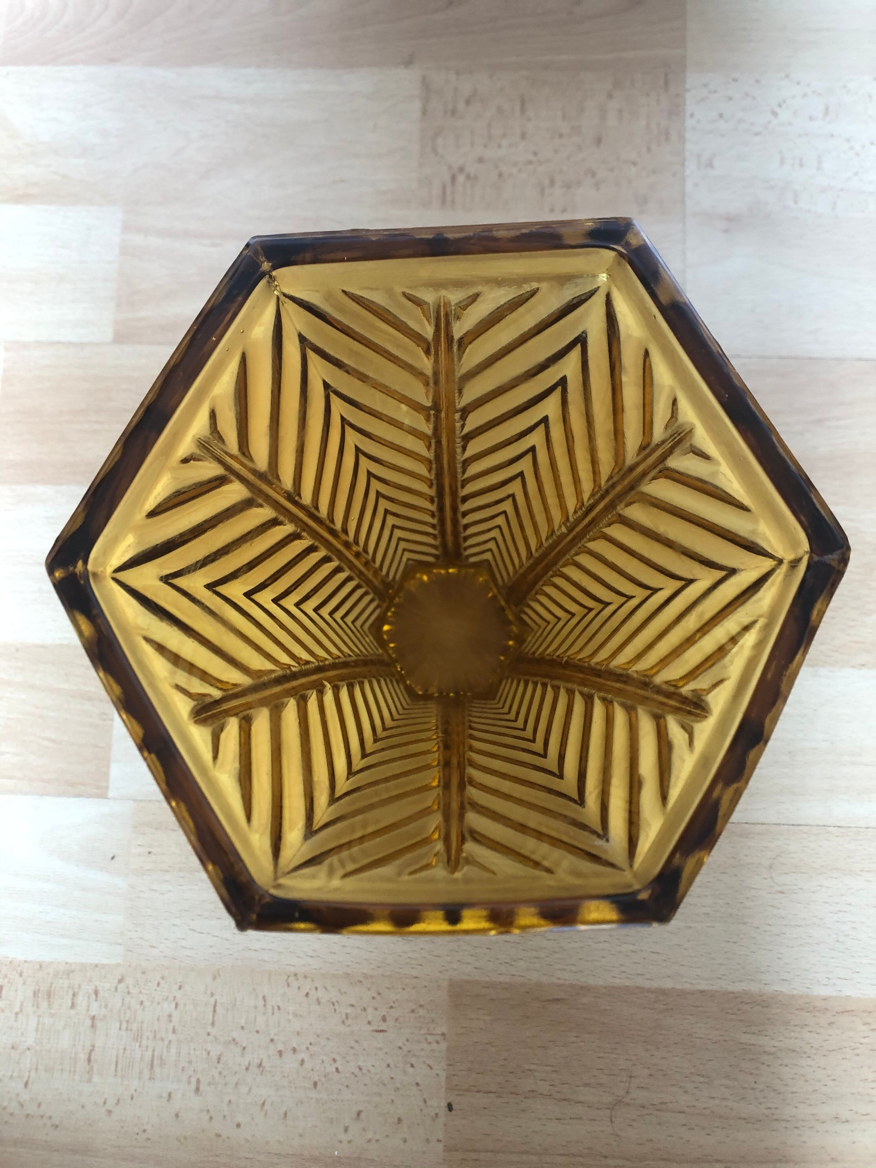Vase ambré