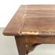 Farm table, old solid oak dough trough, France, around 1920.