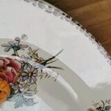 Decorative dish old earthenware