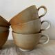6 stoneware cups