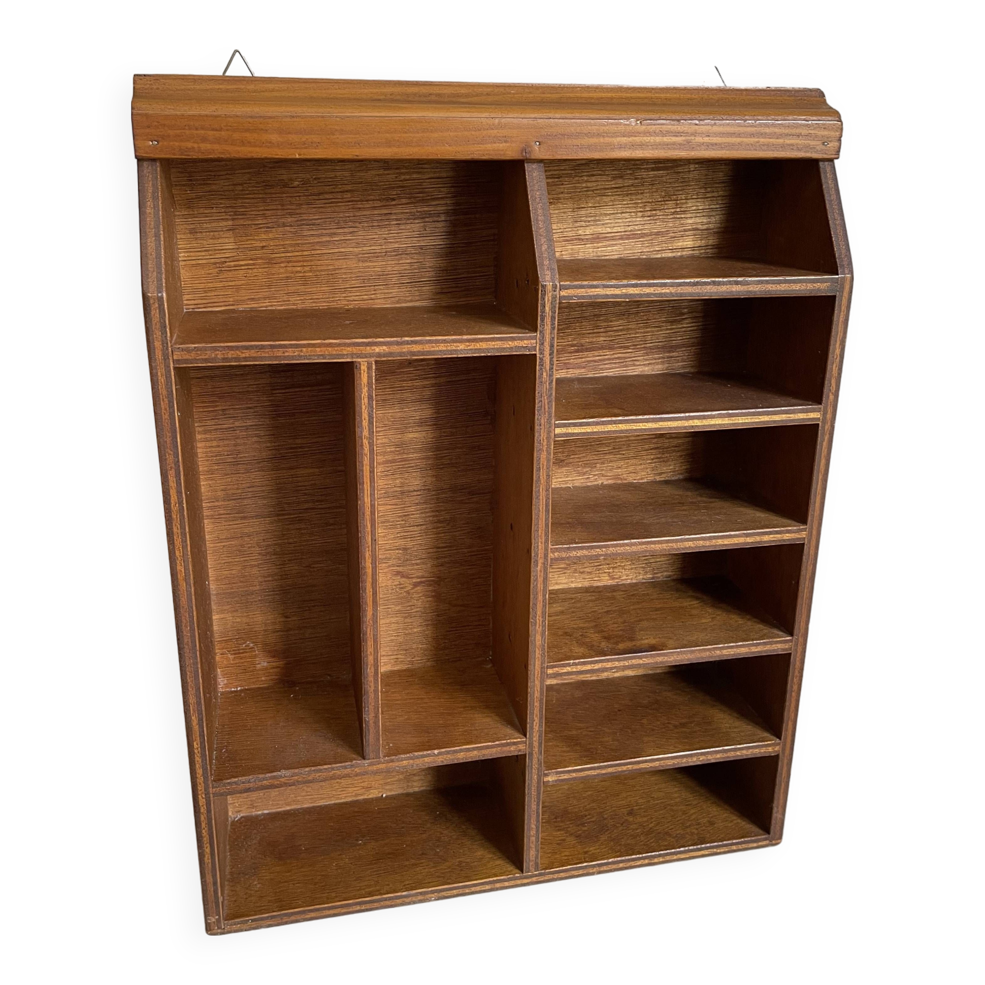 Mid-century wooden wall shelf