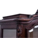 Oak display cabinet, France, around 1900. Antique.