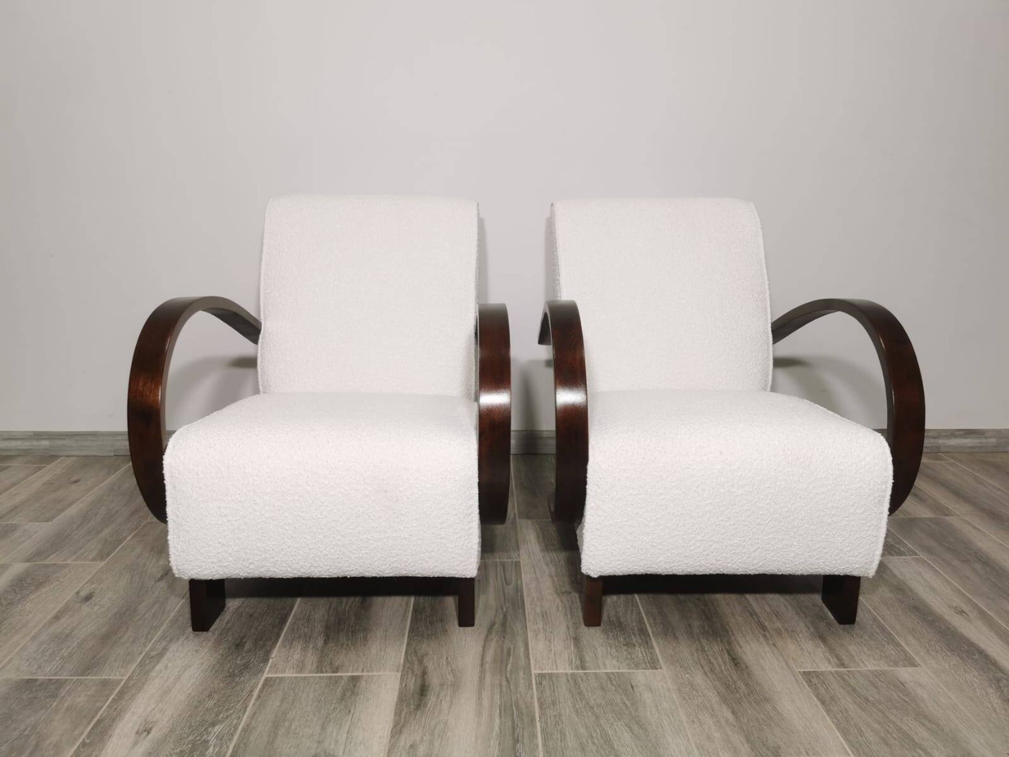 Armchairs by Jindrich Halabala, 1940s