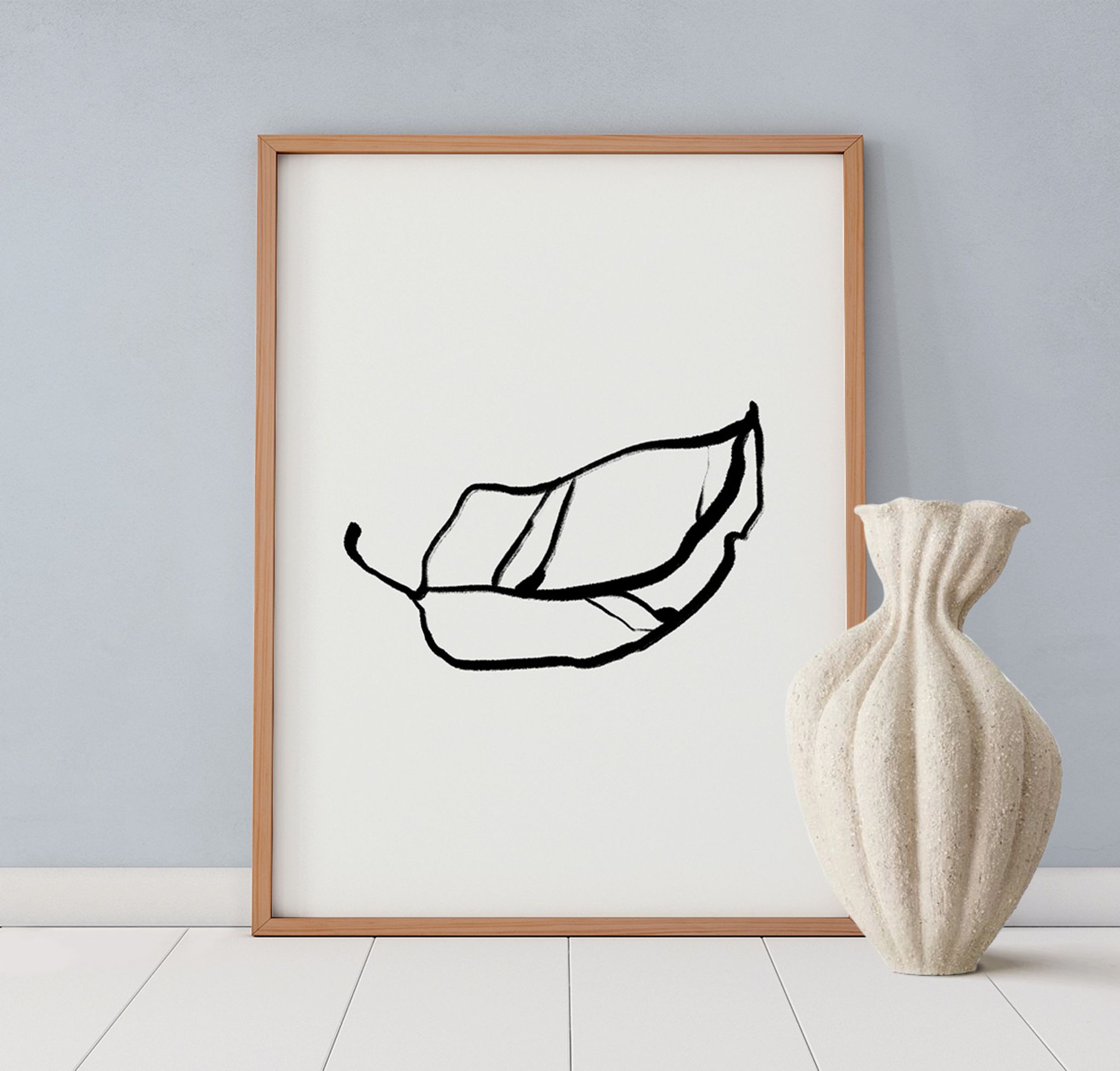 Botanical illustration giclee print, 50x70