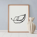 Botanical illustration giclee print, 50x70
