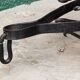 Riveted wrought iron cage suspension