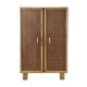 Rattan cabinet and oak 60/70