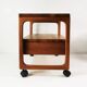 Side table, teak bar, Mid Century, BR Mobler, designed by Peter Brink, Denm